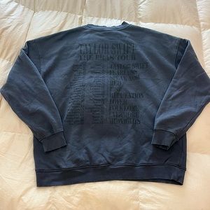 The Eras Tour Official Merch Blue Crewneck NWT Size Medium